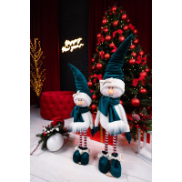 Сніговик смарагдовий ноги в полоску