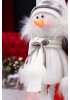 Сніговик білий в навушниках 