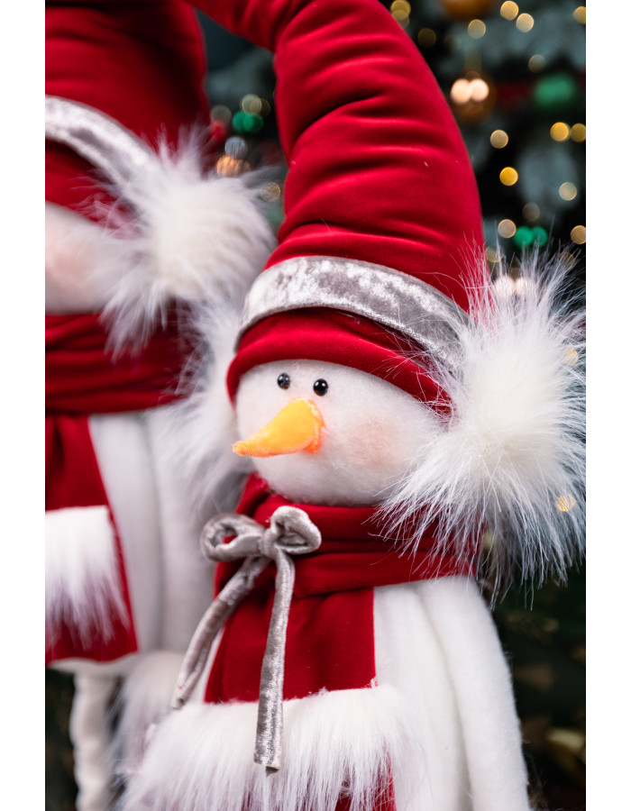 Сніговики червоні в навушниках