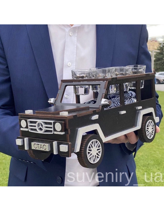 Міні-бар мерседес Кубік - сірий тюнінг